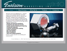 Tablet Screenshot of envisionmarketing.net